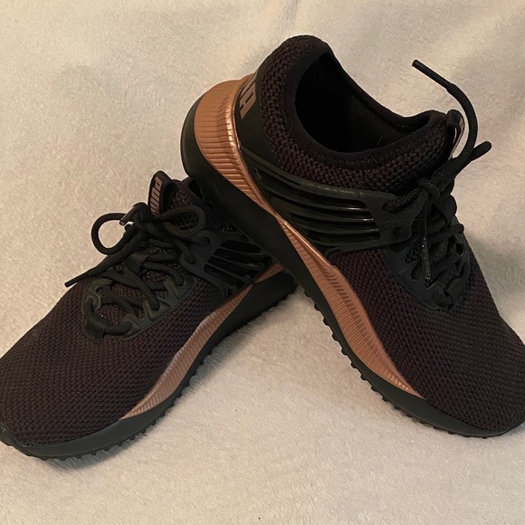 Puma Black and Copper Athletic Shoes - Picture 1 of 7